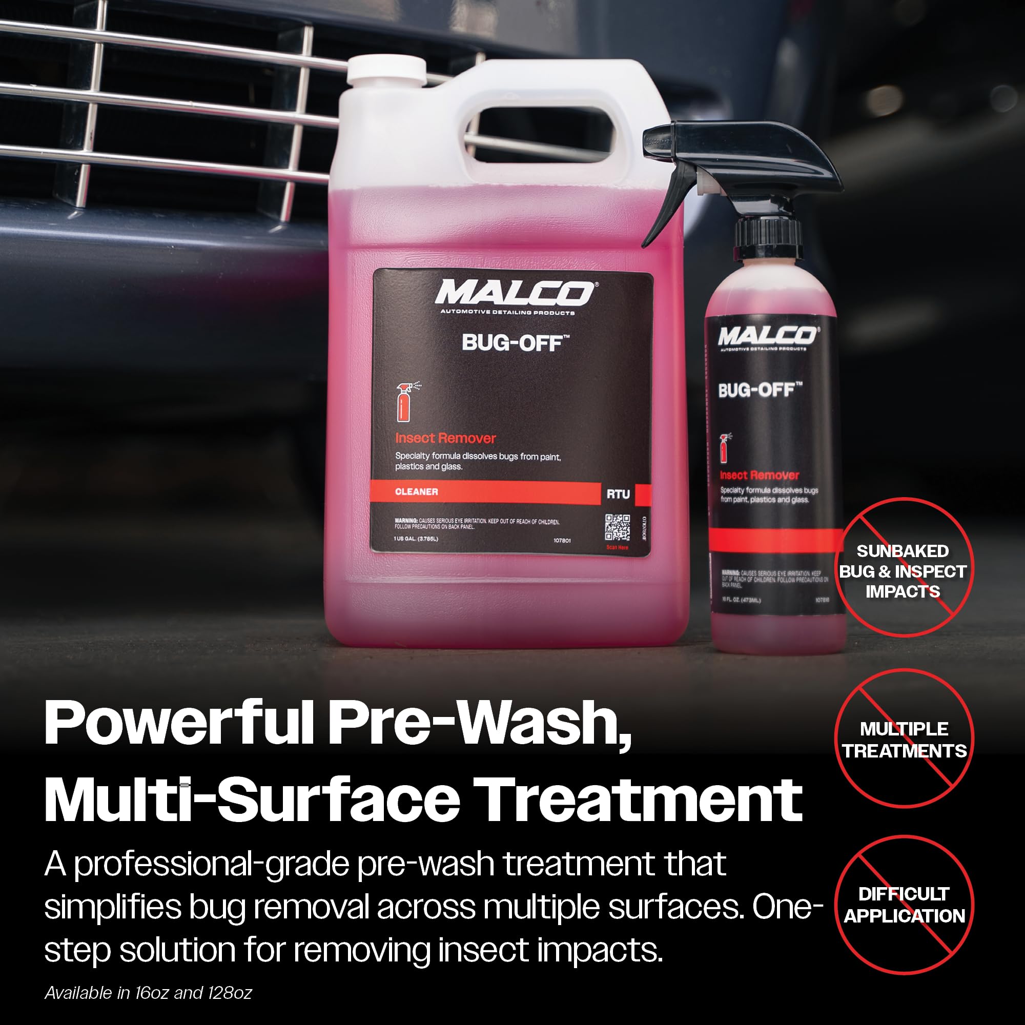 Malco Bug Off - Easy Removal from Auto Paint, Glass, Metal and Plastic Surfaces / 1 Gallon (107801) - Image 6