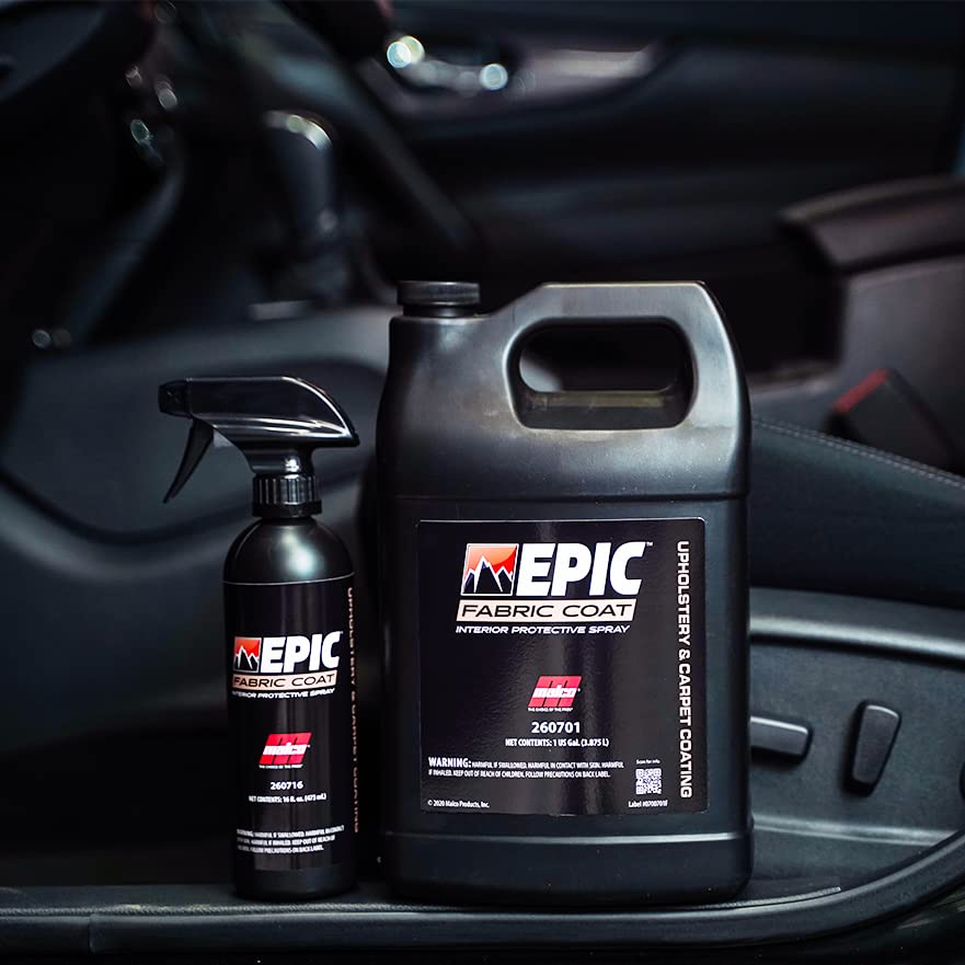 Malco Epic Fabric Coat – Advanced Fabric Protection/Protects Cloth Seats and Carpets/Prevents Interior Staining of Vehicle Surfaces / 16 oz. (260716) - Image 9