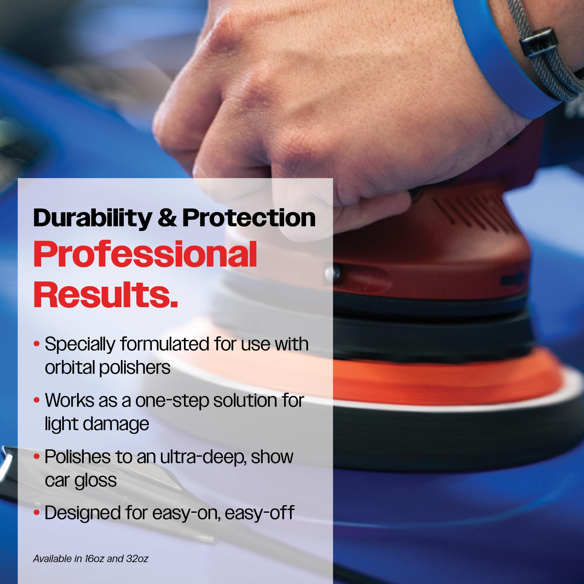 Malco Epic Finishing Polish - Vehicle Finishing Polish for Light Paint Correction/Polishes to Deep Showroom Gloss/Swirl-Free with Orbital Polisher / 32 Oz. (109232) - Image 3