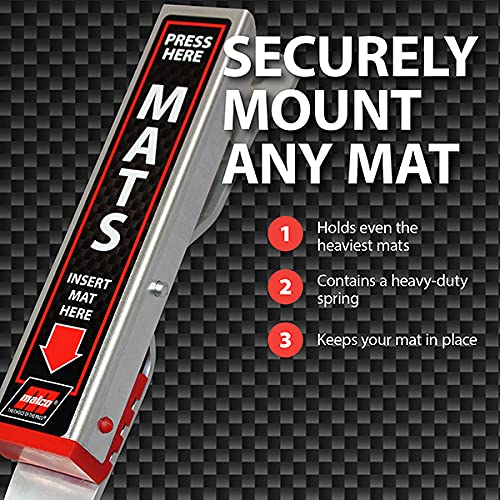 Malco Mat Clamp - Heavy Duty Aluminum Car Wash Floor Mat Hanger/Hold Your Floor Mats While You Clean Your Car/Pack of 4 (810149PK4) - Image 4