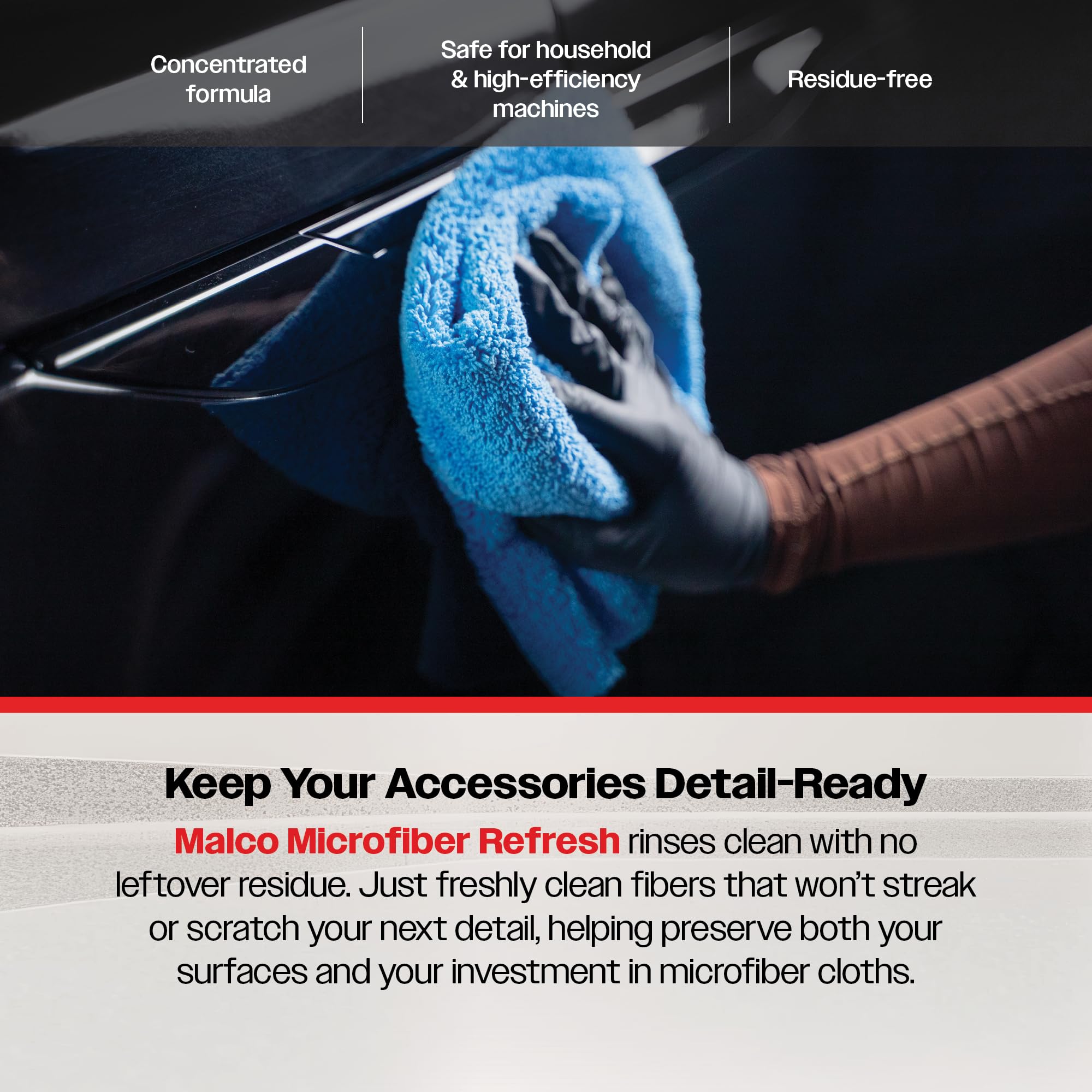 Malco Microfiber Refresh Concentrated Detergent - Microfiber Towel & Cloth Detergent/Specifically Designed to Clean, Restore, and Preserve Softness in Microfiber Towels / 1 Gallon (122801) - Image 6