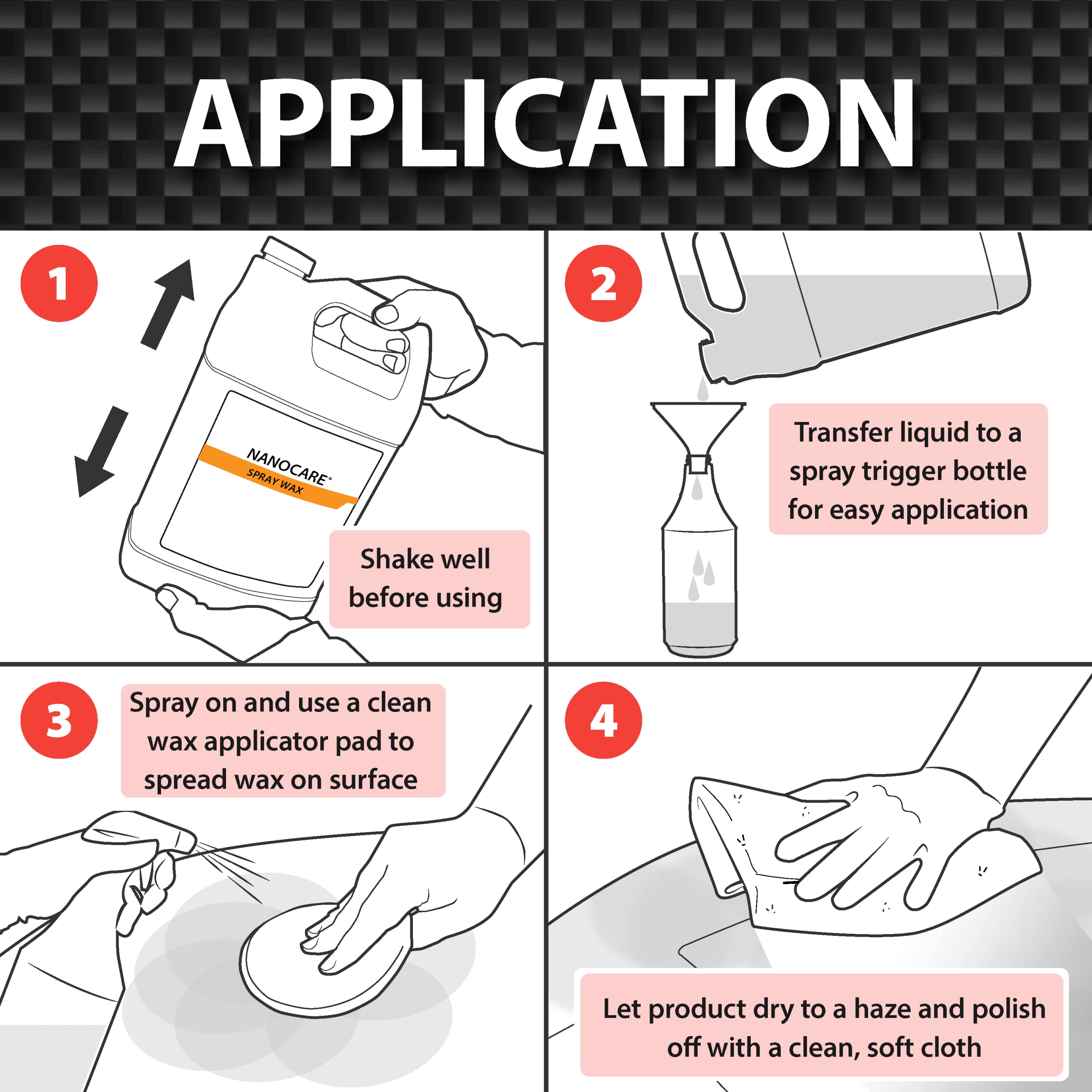 Malco Nano Care Spray Wax - Interior and Exterior Car Wax/Provides Long-Lasting Shine and Protection Both Inside and Outside Vehicle / 1 Gallon (128001) - Image 3