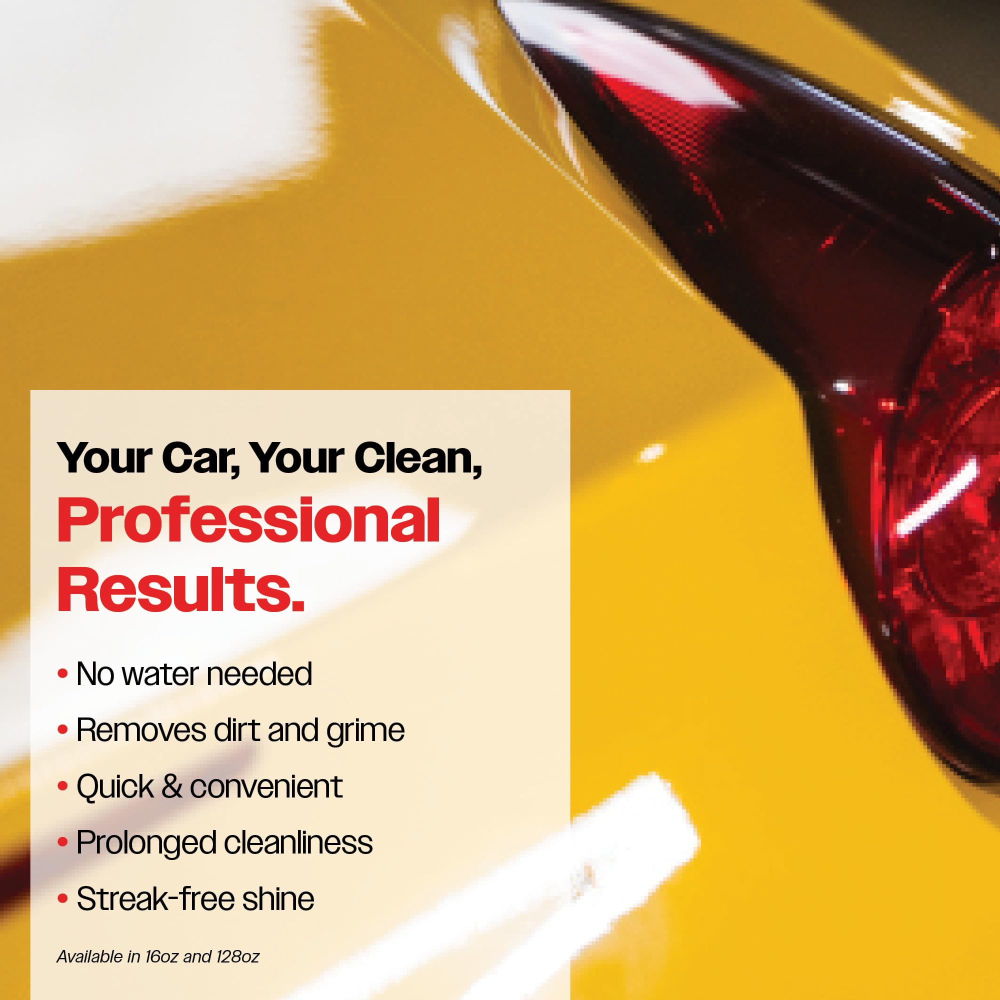 Malco OTG Waterless Car Wash (16 Oz.) - 100% Waterless Car Wash Spray/No Water or Bucket Needed/Safe and Effective Cleaning Solution for Cars/Great for On The Go or Regular Use (199416) - Image 4