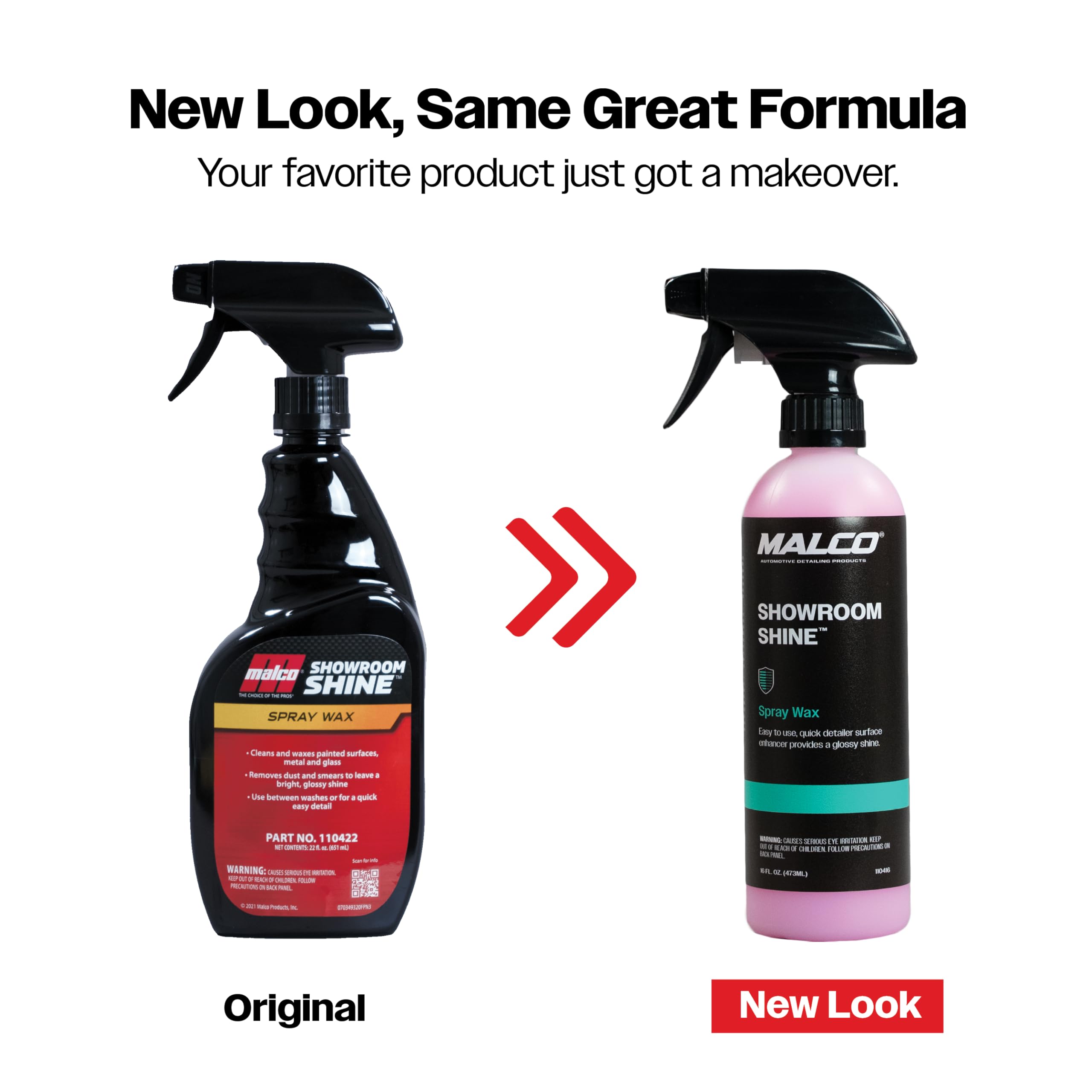 Malco Showroom Shine Spray Car Wax and Instant Detailer - Best Car Wax Spray for Professional Finish/Easy to Use Instant Detailer/Cleans and Waxes Painted Surfaces, Metal and Glass (110416) - Image 3